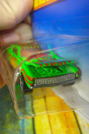 RARE HOT WHEELS #399 GREEN MOD BOD '67 CHEVY CAMRO w/PAINTED ENGINE
