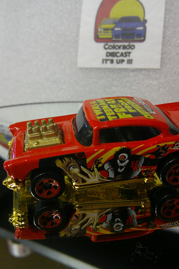 LOOSE HOT WHEELS RED SCI FI '57 CHEVY BEL AIR