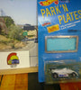 1988 HOT WHEELS  PARK N PLATES WHITE CLAFORAM 500 RACER