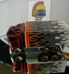 LOOSE HOT WHEELS RED w/FLAMES HIWAY HAULER