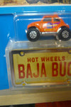 1989 HOT WHEELS MICRO PARK N PLATES ORANGE VW BAJA BUG