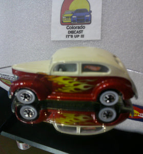 LOOSE HOT WHEELS LTD EDITION RED/WHITE FAT FENDERED '40