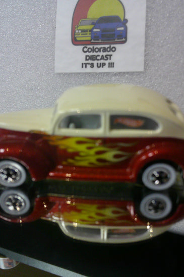 LOOSE HOT WHEELS LTD EDITION RED/WHITE FAT FENDERED '40