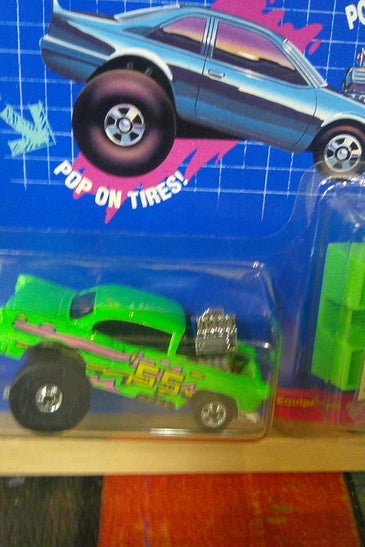 1990 HOT WHEELS SUPER CALIFORNIA CUSTOM GREEN E.Z. DUZZIT '55 CHEVY