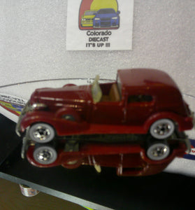 LOOSE HOT WHEELS RED CLASSIC CADDY w/WHITEWALLS