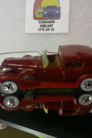 LOOSE HOT WHEELS RED CLASSIC CADDY w/WHITEWALLS