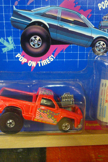 1990 HOT WHEELS SUPER CALIFORNIA CUSTOM PINK BIG SUR-PRIZE PICKUP TRUCK