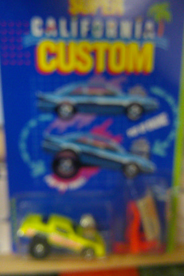 1990 HOT WHEELS SUPER CALIFORNIA CUSTOM YELLOW TUBULAR TURBO CAMARO