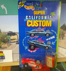 1990 HOT WHEELS SUPER CALIFORNIA CUSTOM PINK JACK FLASH CAMARO