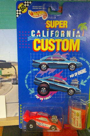 1990 HOT WHEELS SUPER CALIFORNIA CUSTOM PINK JACK FLASH CAMARO