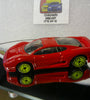 LOOSE HOT WHEELS RED REVEALERS JAGUAR XJ220 w/LIME ULTRA HOTS