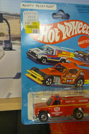 1979 HOT WHEELS RED RESCUE RANGER TRUCK