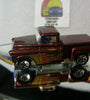 LOOSE HOT WHEELS DARK RED '56 CHEVY FLASHSIDER TRUCK