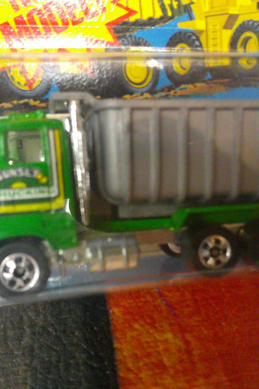 HOT WHEELS WORKHORSES GREEN FORD DUMP TRUCK
