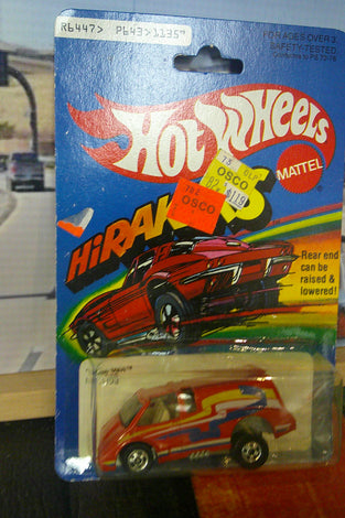 HOT WHEELS HIRAKERS RED VETTE VAN