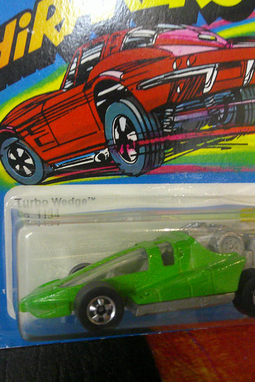 HOT WHEELS HIRAKERS GREEN TURBO WEDGE