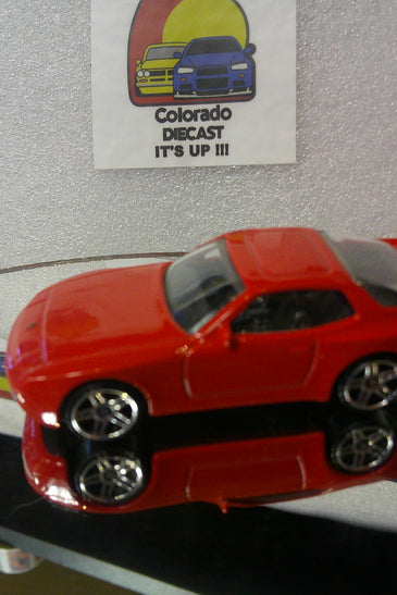 LOOSE HOT WHEELS RED '89 PORSCHE 944 TURBO