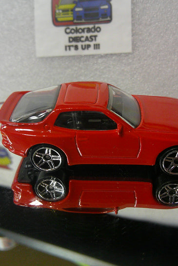 LOOSE HOT WHEELS RED '89 PORSCHE 944 TURBO