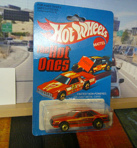HOT WHEELS THE HOT ONES RED TURBO COBRA MUSTANG