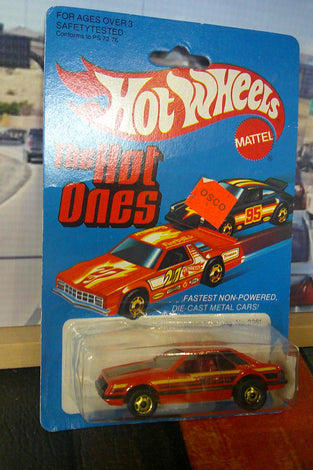 HOT WHEELS THE HOT ONES RED TURBO COBRA MUSTANG