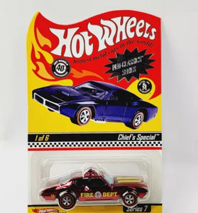 HOT WHEELS RLC NEO CLASSICS RED OLDS 442 FIRE DEPT. CHIEF'S SPECIAL