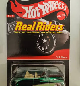 HOT WHEELS RLC REAL RIDERS GREEN '49 MERC