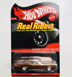 HOT WHEELS RLC REAL RIDERS GOLD CUSTOM '66 GTO WAGON