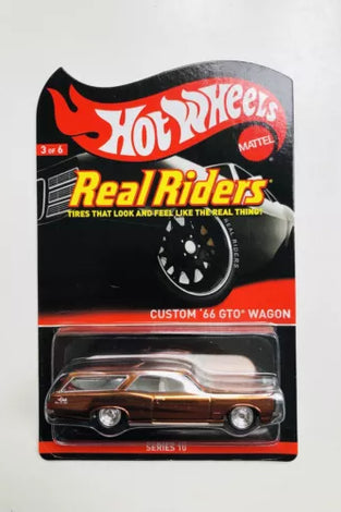 HOT WHEELS RLC REAL RIDERS GOLD CUSTOM '66 GTO WAGON