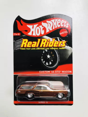 HOT WHEELS RLC REAL RIDERS GOLD CUSTOM '66 GTO WAGON