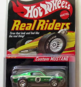 HOT WHEELS RLC REAL RIDERS GREEN CUSTOM MUSTANG