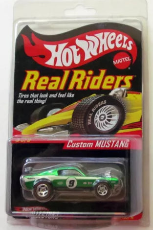 HOT WHEELS RLC REAL RIDERS GREEN CUSTOM MUSTANG