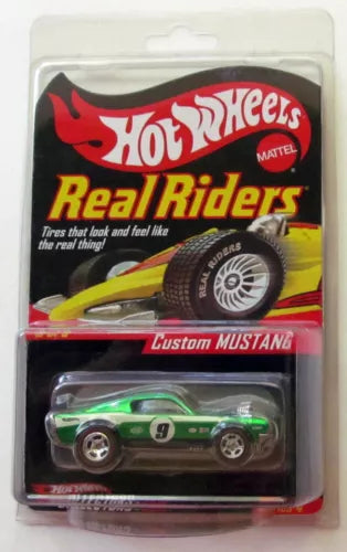 HOT WHEELS RLC REAL RIDERS GREEN CUSTOM MUSTANG