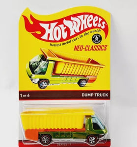 HOT WHEELS RLC NEO CLASSICS GREEN DUMP TRUCK