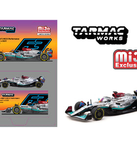Tarmac Works 1:64 Mercedes-AMG F1 W13 E Performance Miami Grand Prix 2022 George Russell