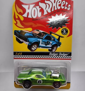 HOT WHEELS RLC NEO CLASSICS GREEN RODGER DODGER