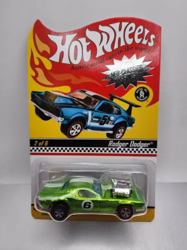 HOT WHEELS RLC NEO CLASSICS GREEN RODGER DODGER