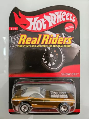 HOT WHEELS RLC REAL RIDERS GOLD SHOW OFF