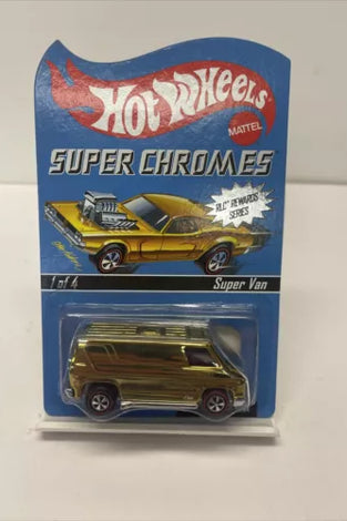 HOT WHEELS GOLD SUPER CHROMES SUPER VAN #1131