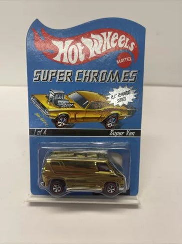 HOT WHEELS GOLD SUPER CHROMES SUPER VAN #1131