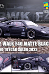 Inno64 LBWK Ferrari F40 - Matte Black HONK KONG TOY CAR SALON 2023