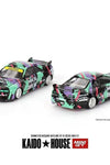 Kaido House x Mini GT 1:64 Nissan Skyline GT-R (R33) HKS V1 – Black Green