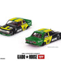 Kaido House x Mini GT 1:64 Datsun Street 510 Racing V2 – Black Yellow