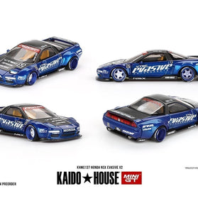 Kaido House x Mini GT 1:64 Honda NSX Evasive V2 – Blue