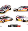 Kaido House x Mini GT 1:64 Honda Civic (EF) Kanjo V1 – White/Yellow