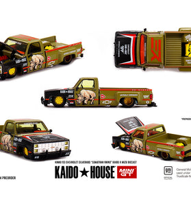 Kaido House x Mini GT x Mizu Diecast 1:64 Chevrolet Silverado “Sumatran Rhino”
