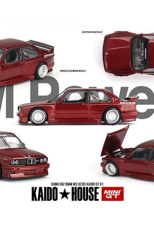 Kaido House x Mini GT 1:64 BMW M3 (E30) Kaido GT V1 – M Red