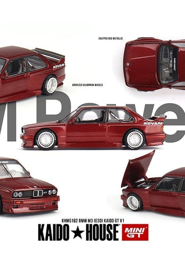 Kaido House x Mini GT 1:64 BMW M3 (E30) Kaido GT V1 – M Red