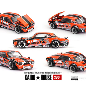 Kaido House x Mini GT 1:64 Nissan Skyline 2000GT-R (KPGC10) Kaido Racing V1
