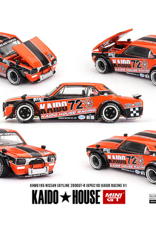 Kaido House x Mini GT 1:64 Nissan Skyline 2000GT-R (KPGC10) Kaido Racing V1