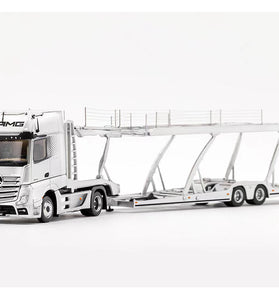 GCD 1:64 Mercedes-Benz AMG Actros Auto Transporter – Silver